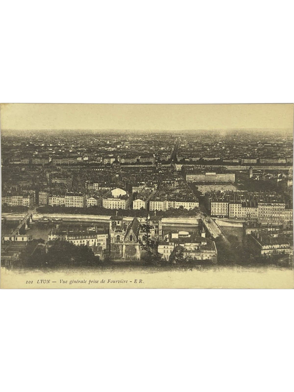 Recto de la carte postale