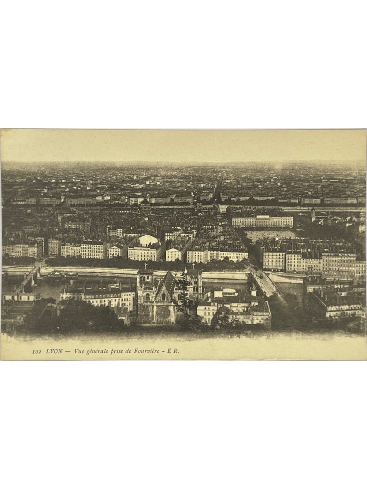 Recto de la carte postale