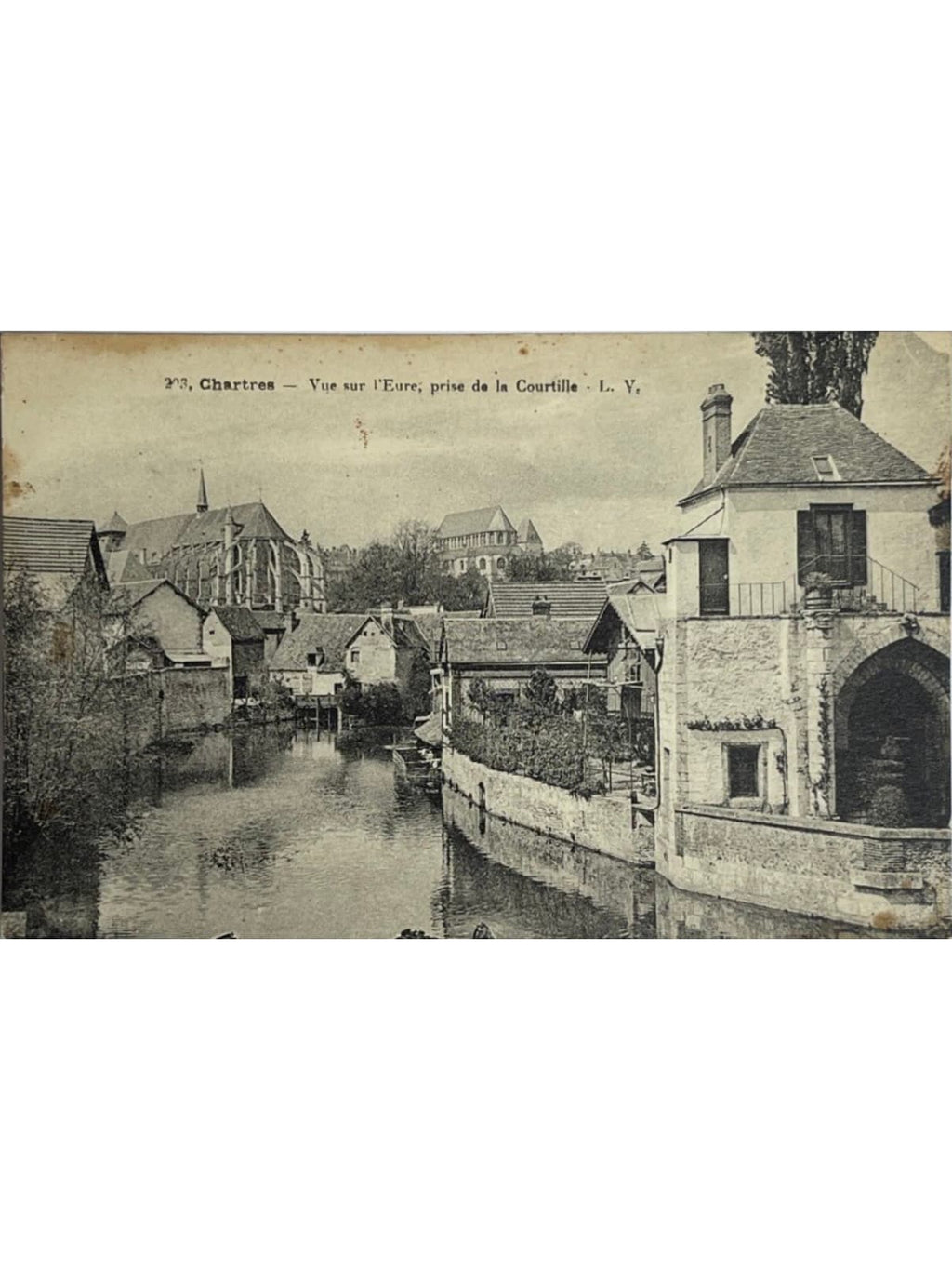 Recto de la carte postale