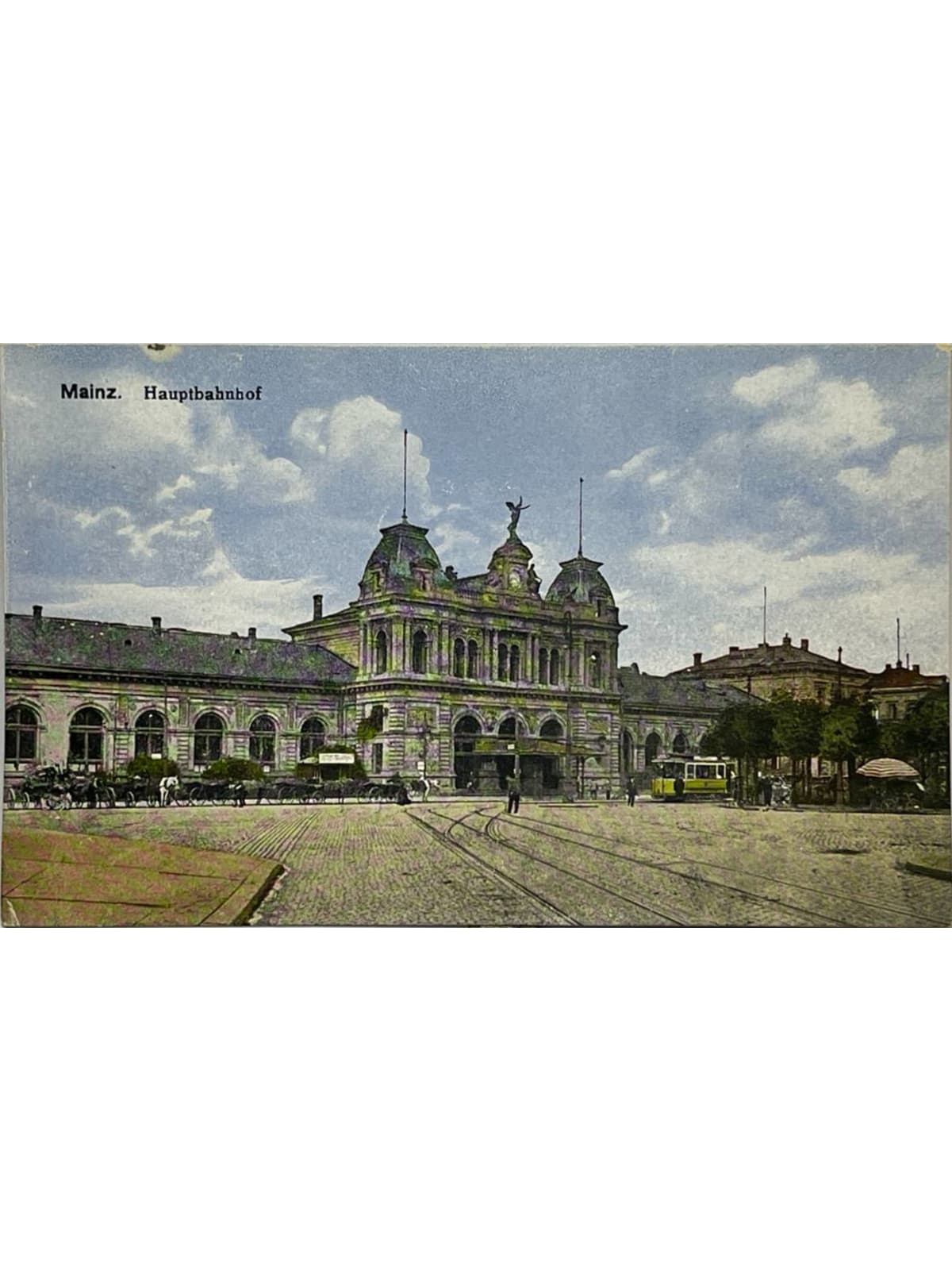 Recto de la carte postale