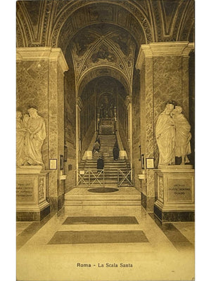 Rome – La Scala Santa, intérieur du sanctuaire – CPA ancienne