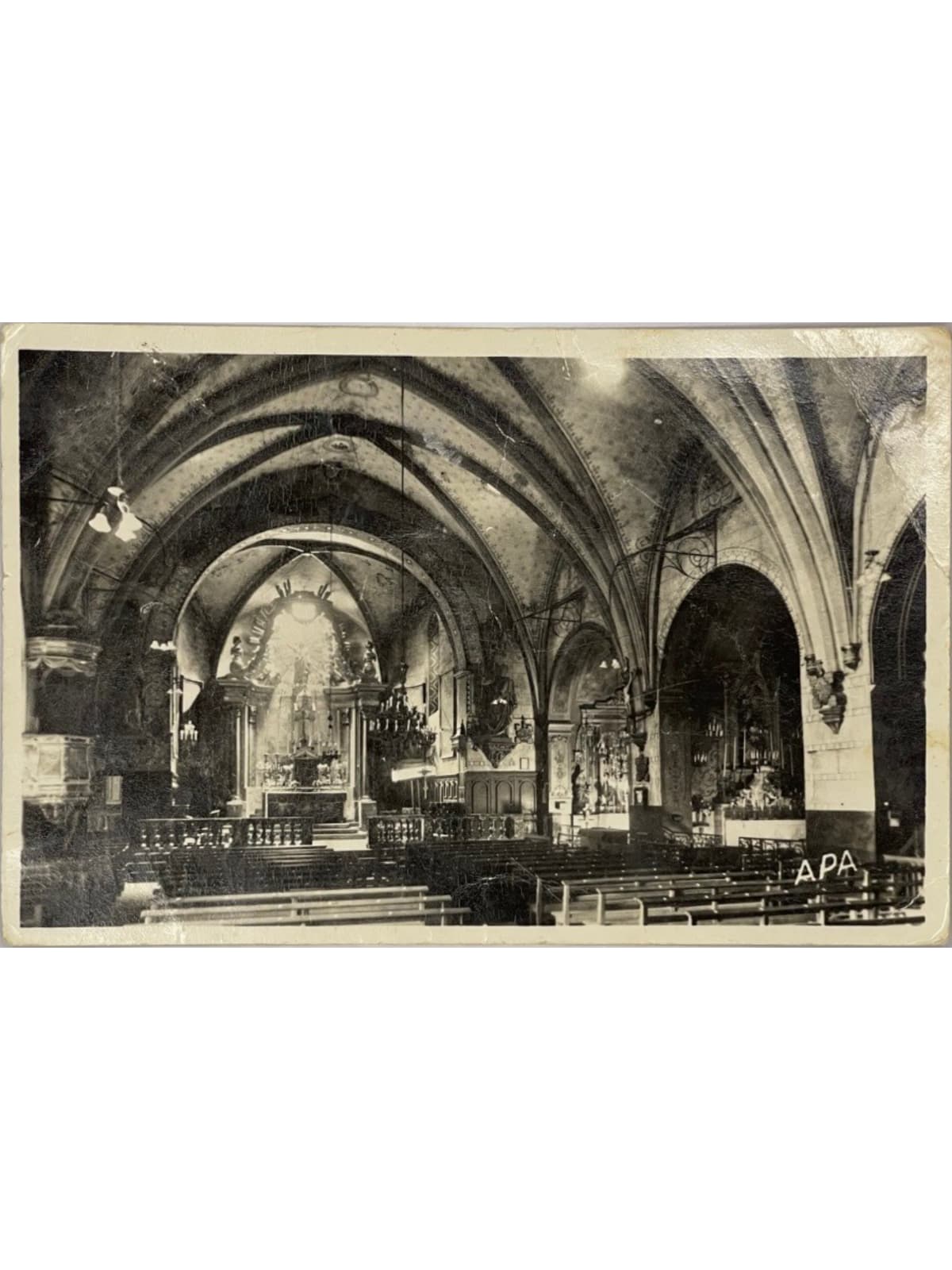 Recto de la carte postale