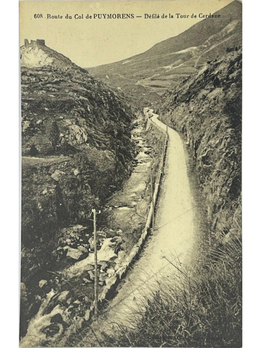Recto de la carte postale