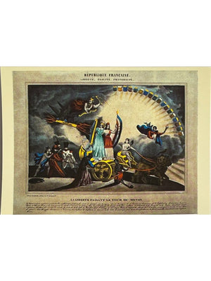 Révolution française – La Liberté faisant le tour du Monde – Carte n° 39
