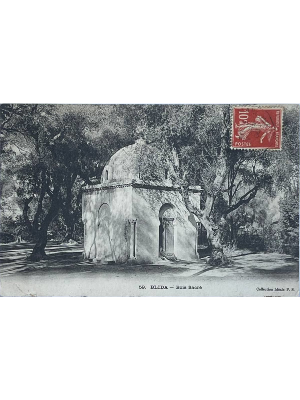 Recto de la carte postale