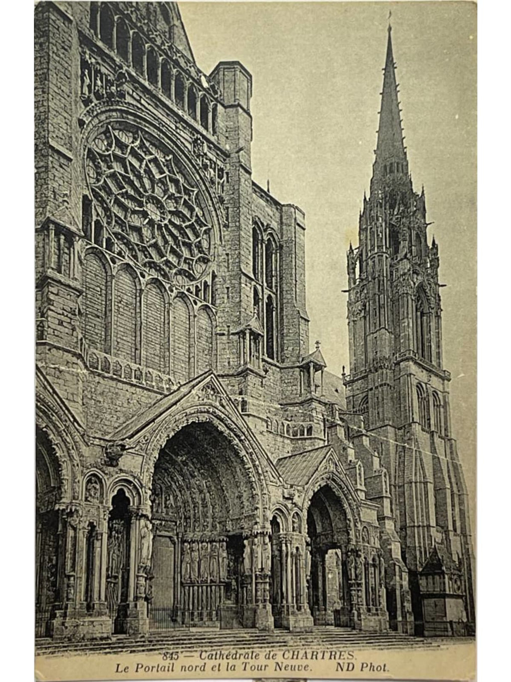 Recto de la carte postale
