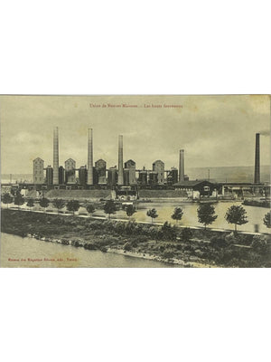 Neuves-Maisons – Usine et hauts fourneaux – CPA ancienne