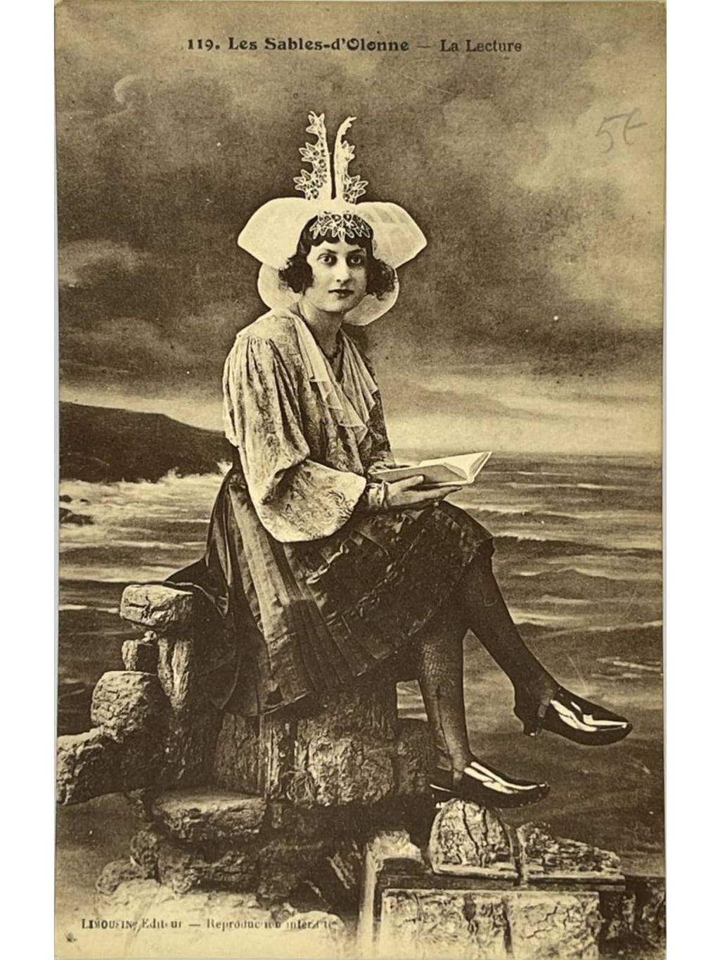 Recto de la carte postale