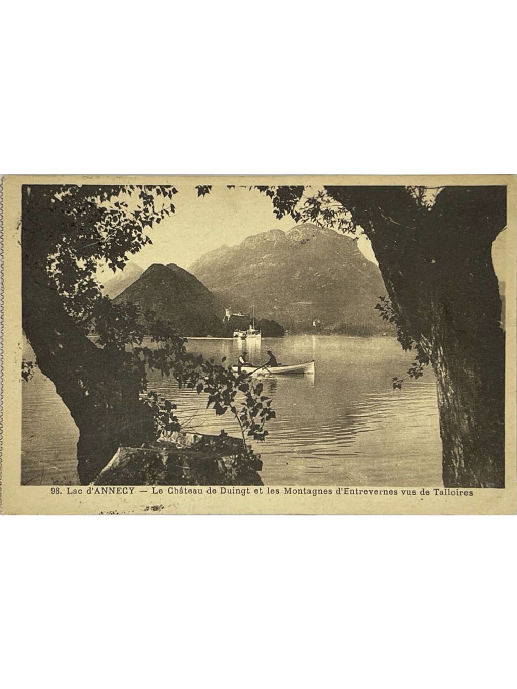 Recto de la carte postale