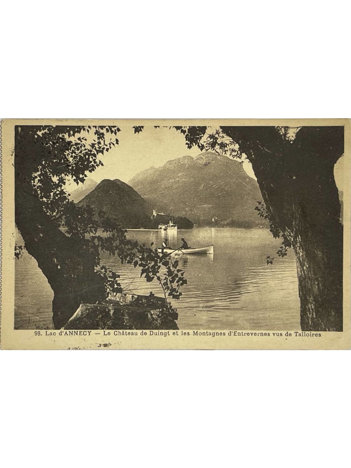 Recto de la carte postale