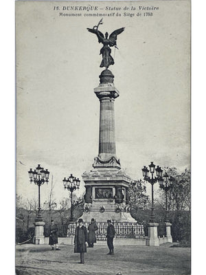 Dunkerque – Statue de la Victoire, monument du siège de 1793 – CPA n°16