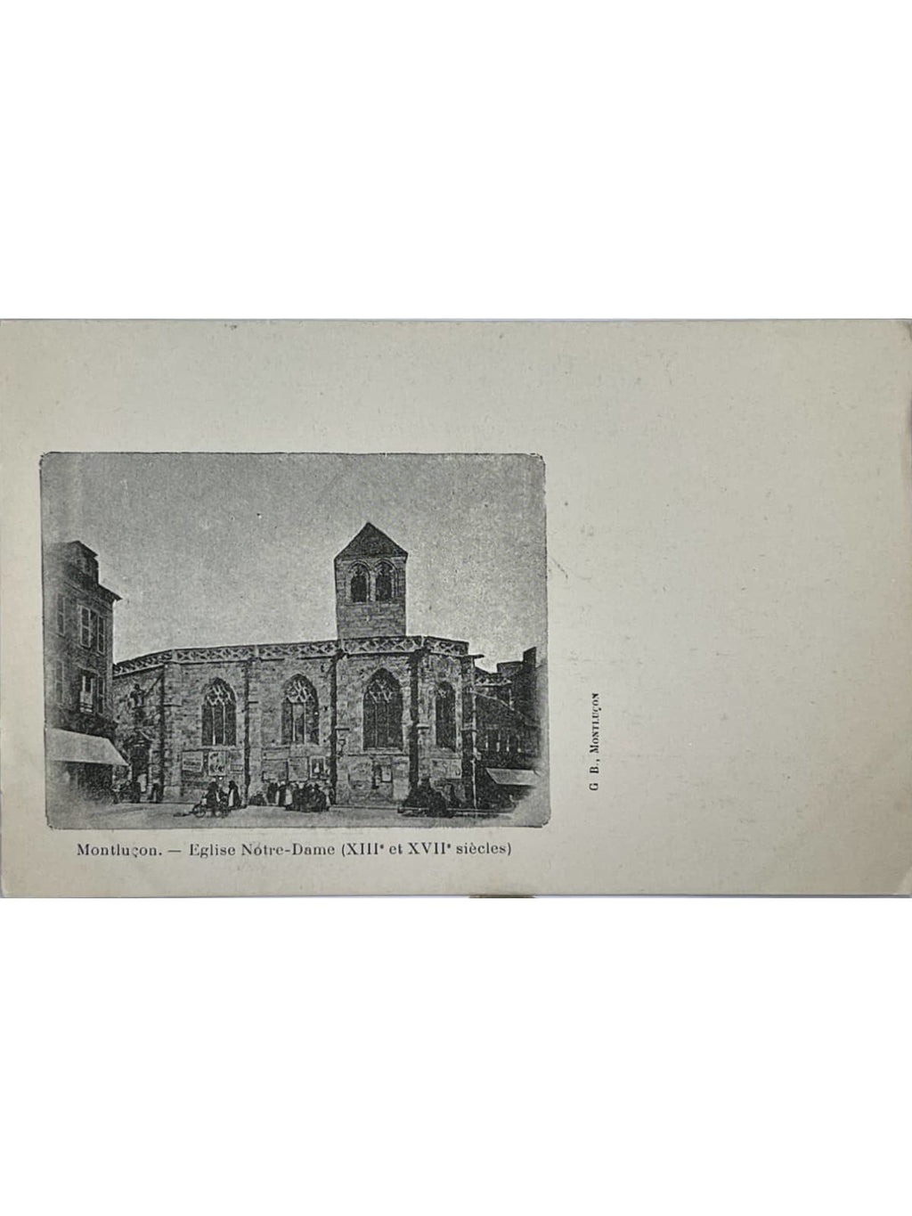 Recto de la carte postale