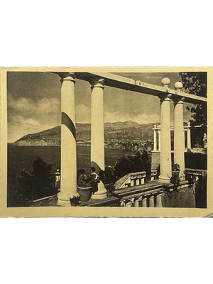 Carte postale – Sorrente – Hôtel Miramare et terrasse panoramique – Carte publicitaire