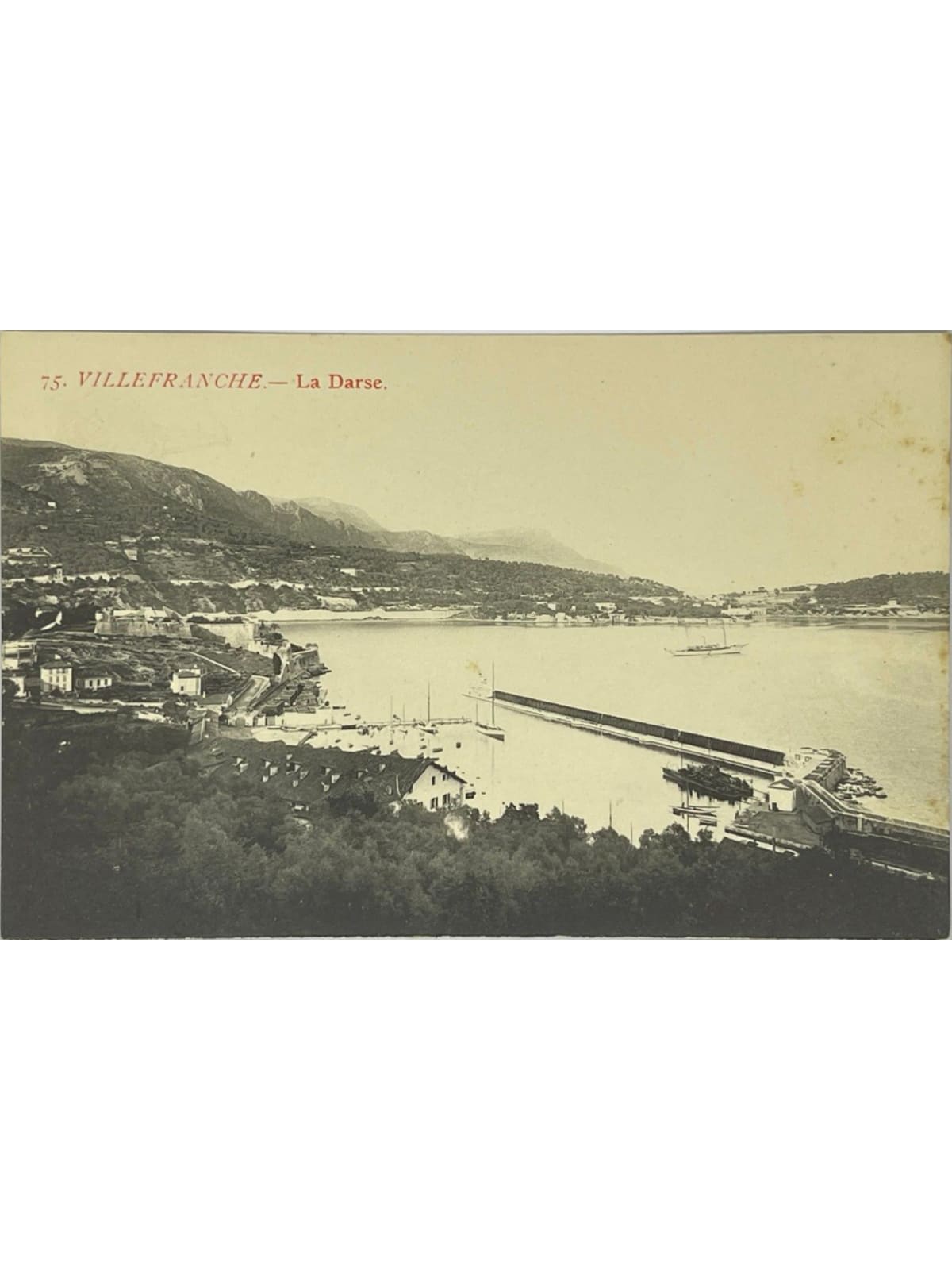 Recto de la carte postale