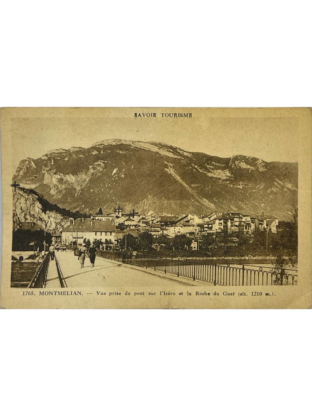 Recto de la carte postale