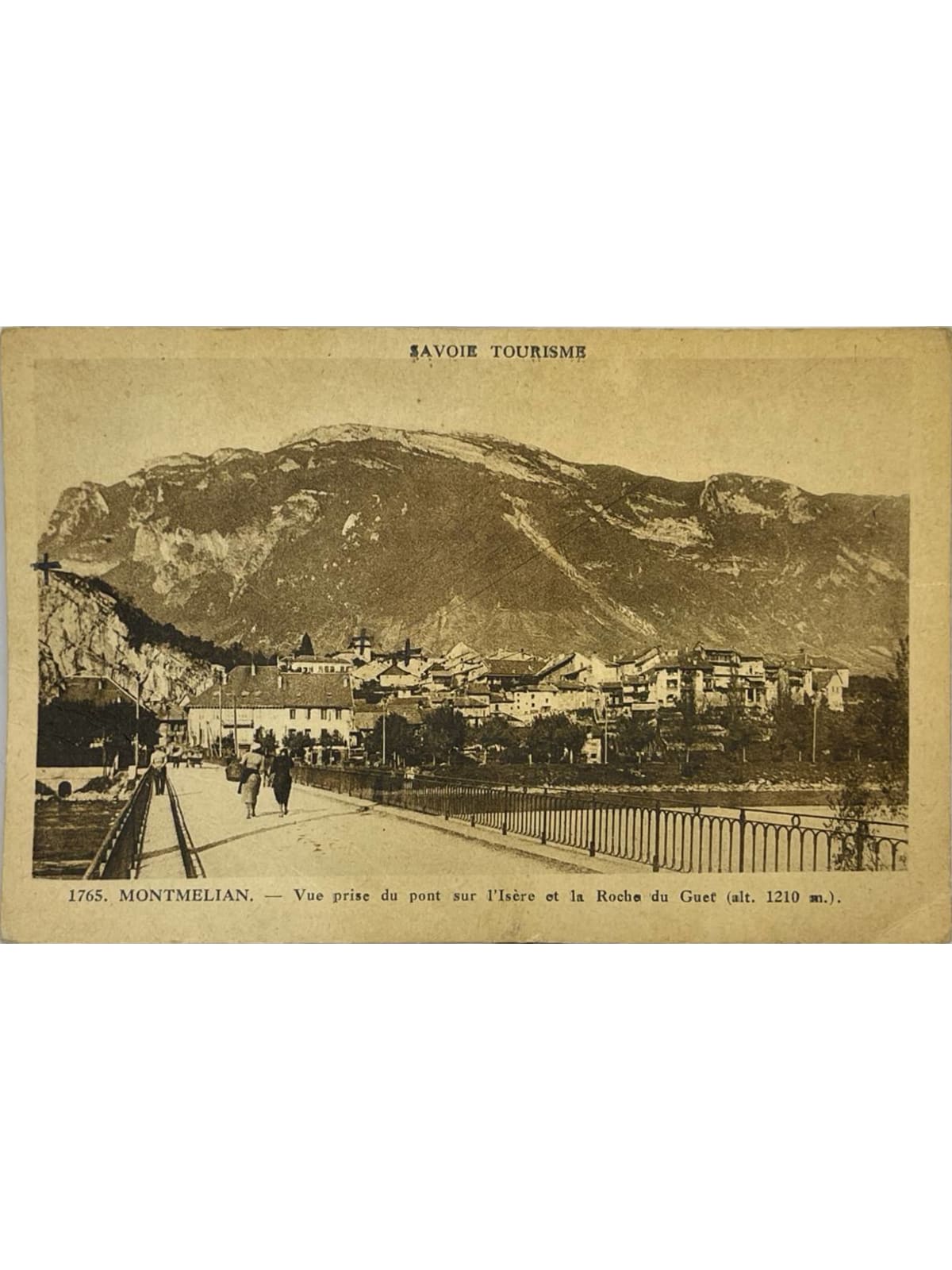 Recto de la carte postale