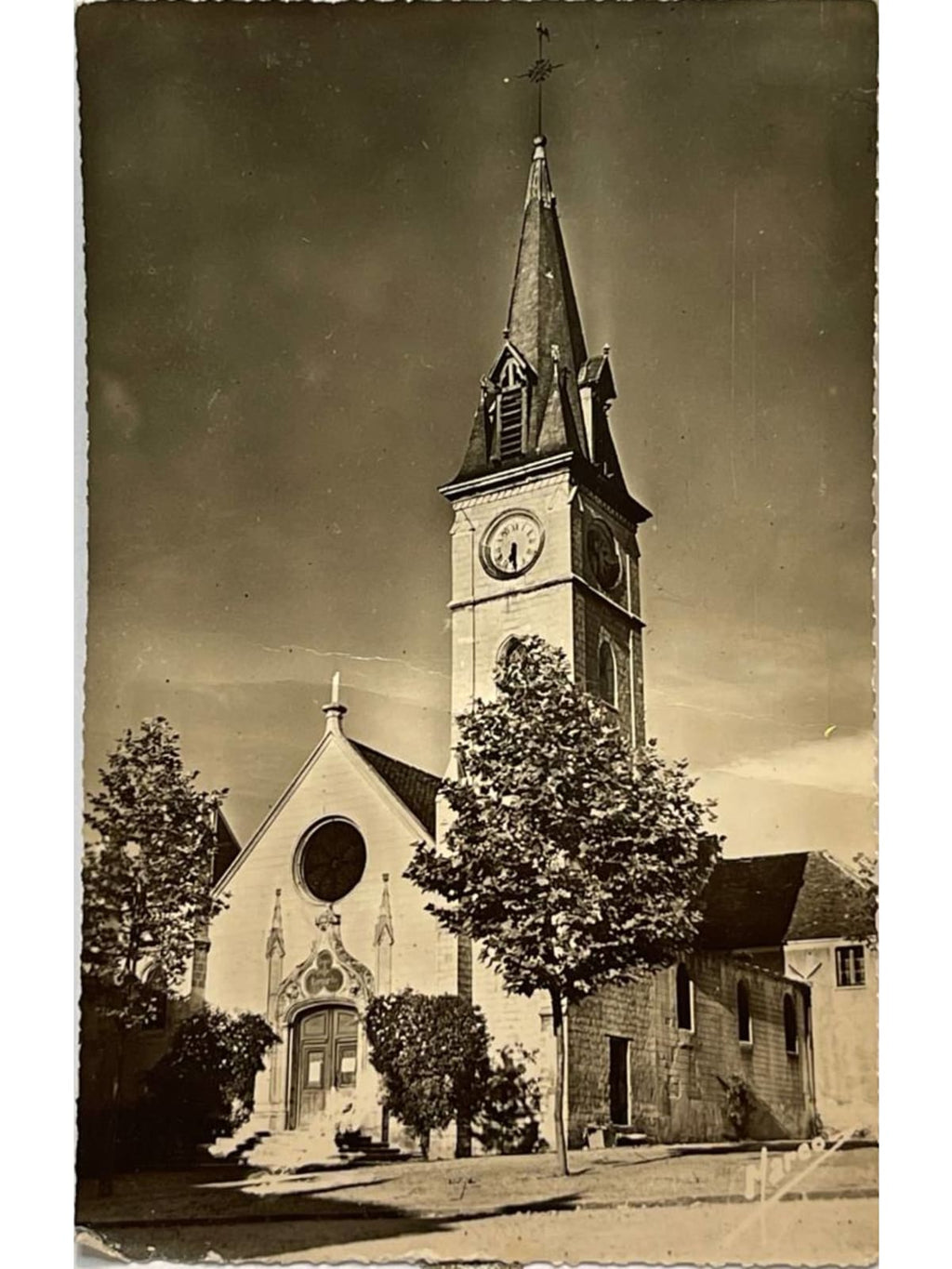 Recto de la carte postale