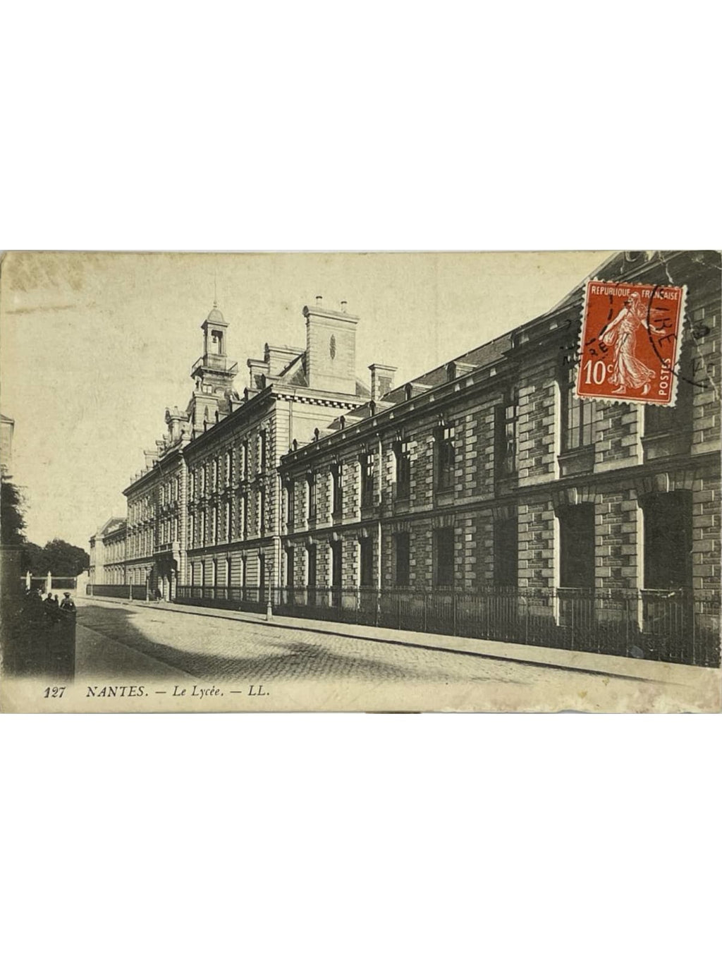 Recto de la carte postale