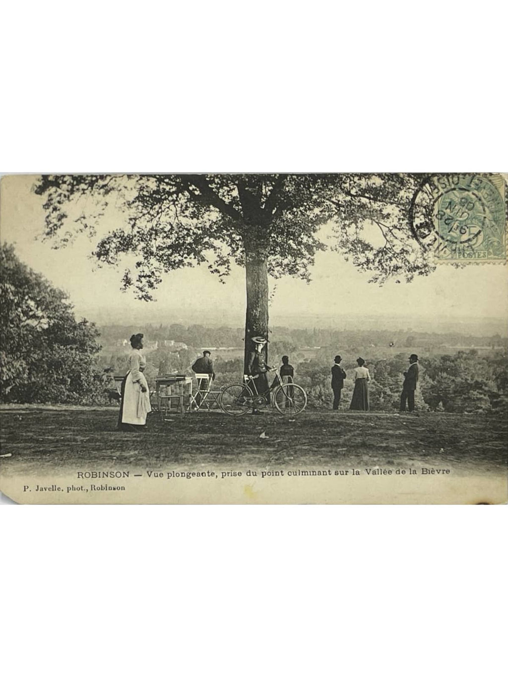 Recto de la carte postale