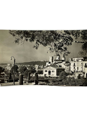 Carte postale – Palma de Majorque – Plaza G. Roca et moulins d'Es Jonquet – Foto Casa Planas