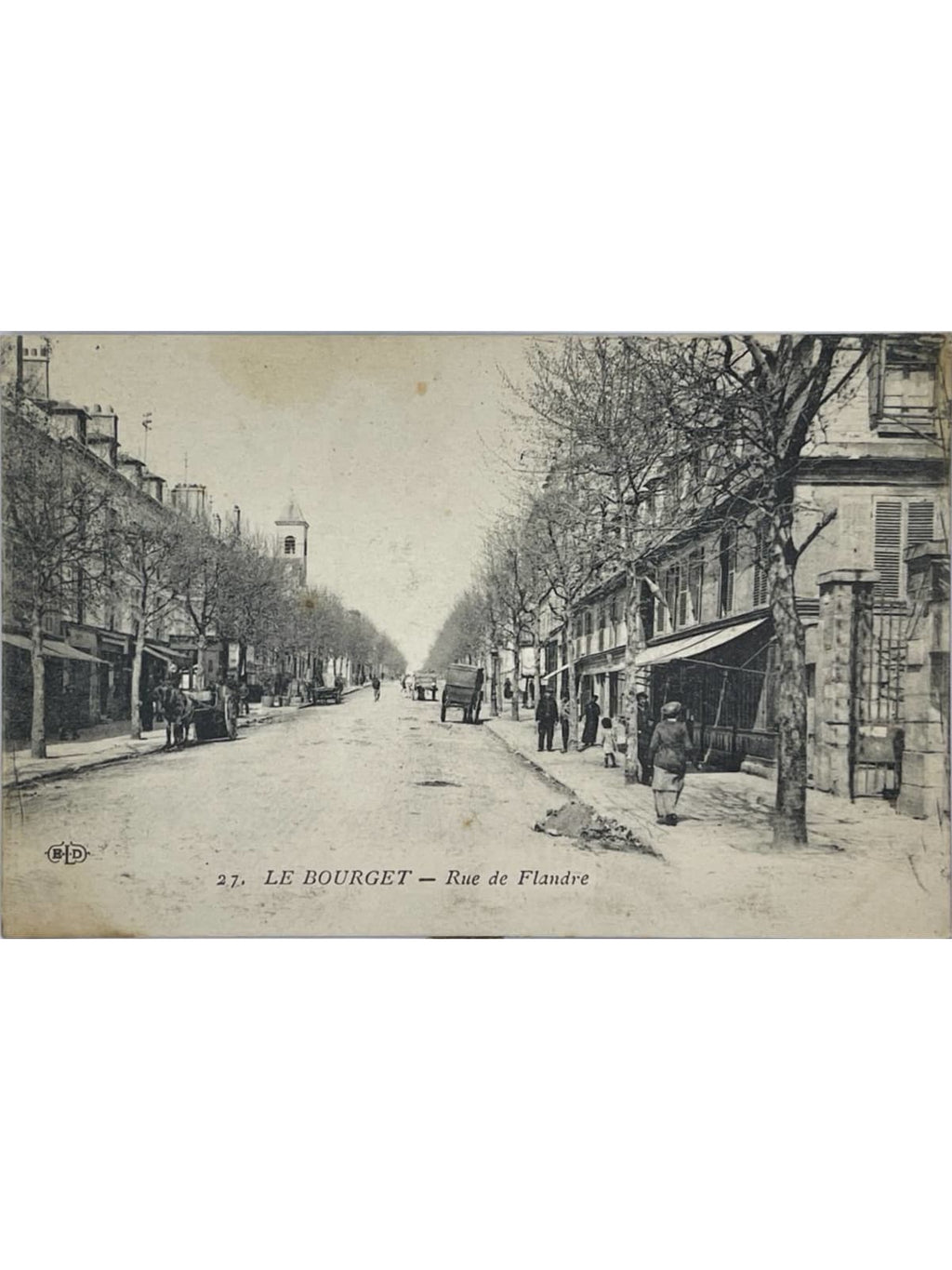 Recto de la carte postale