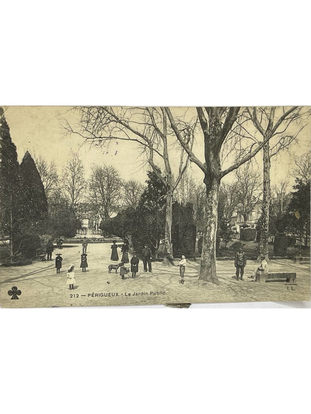 Recto de la carte postale
