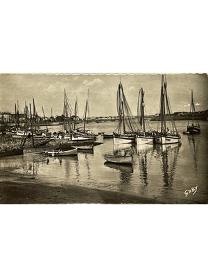 Croix-de-Vie – L'Avant-Port et la cale du bateau de sauvetage – CPSM n°15