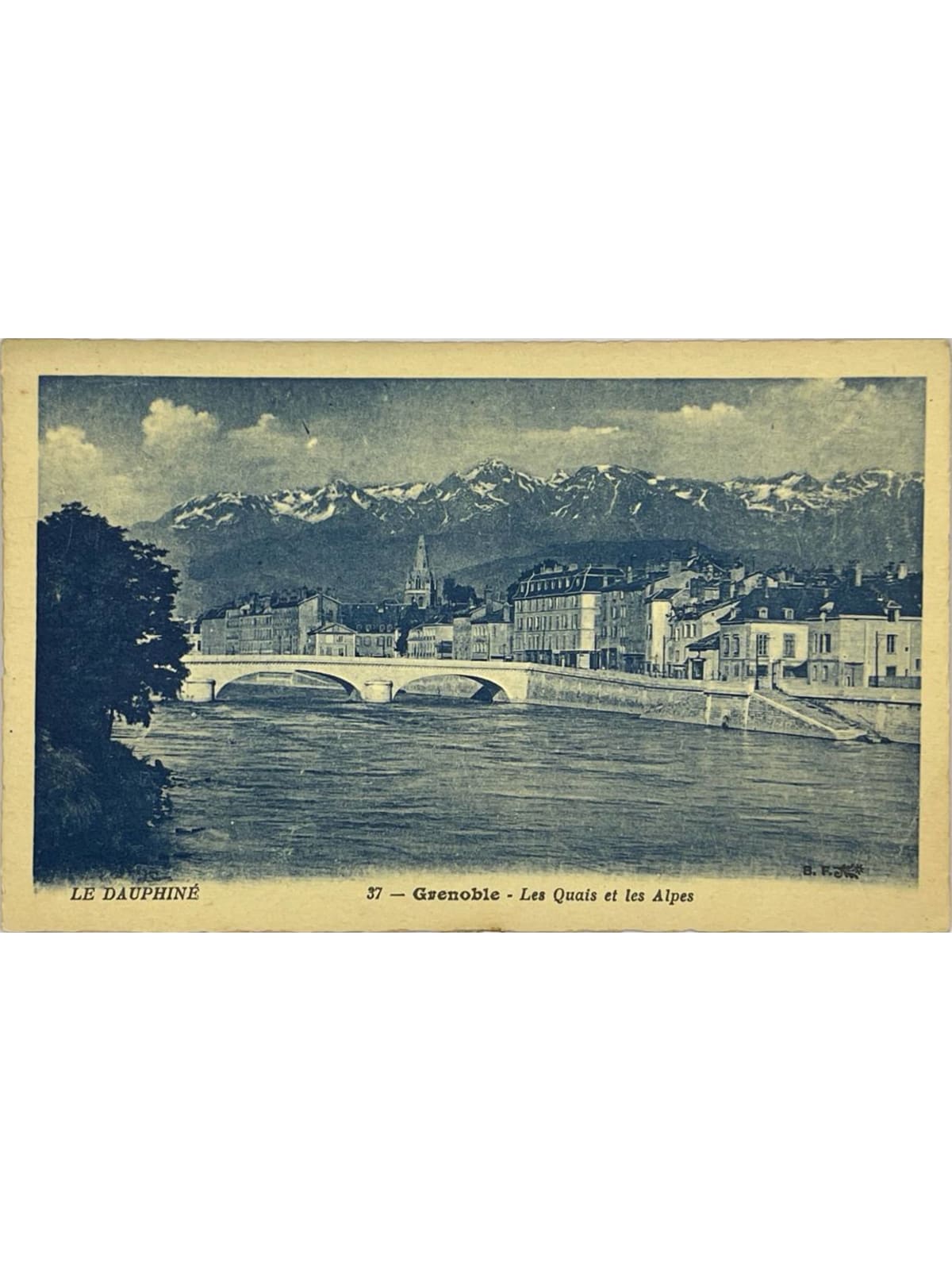 Recto de la carte postale