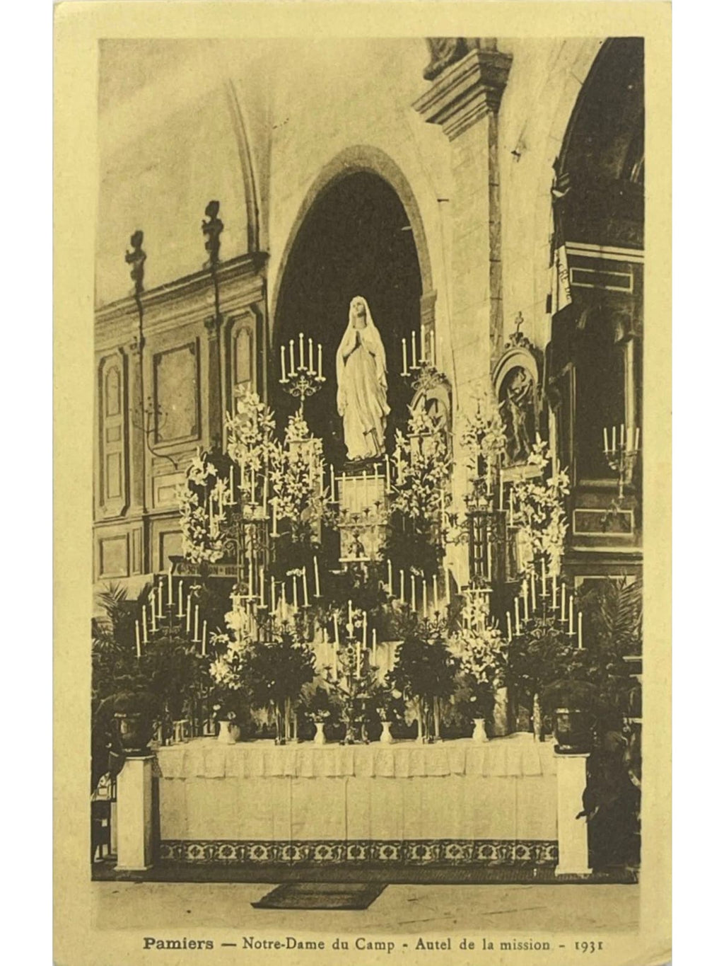 Recto de la carte postale