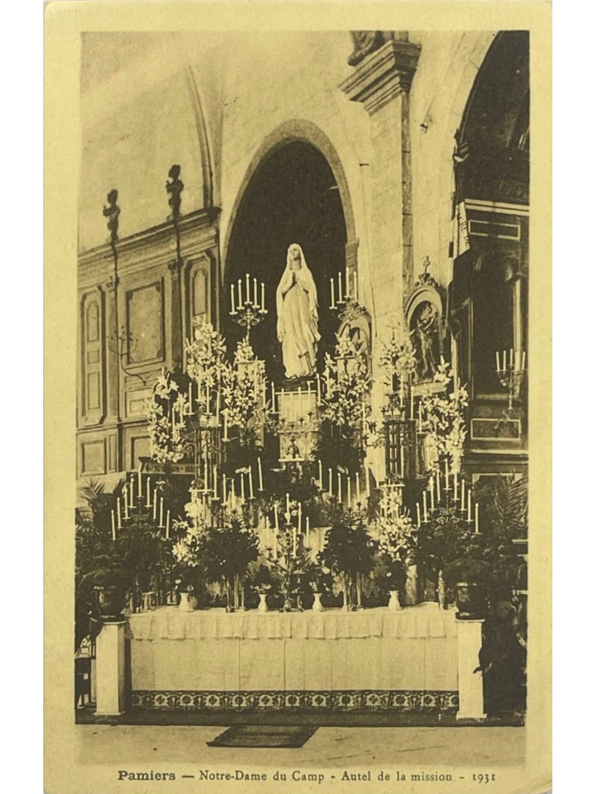 Recto de la carte postale