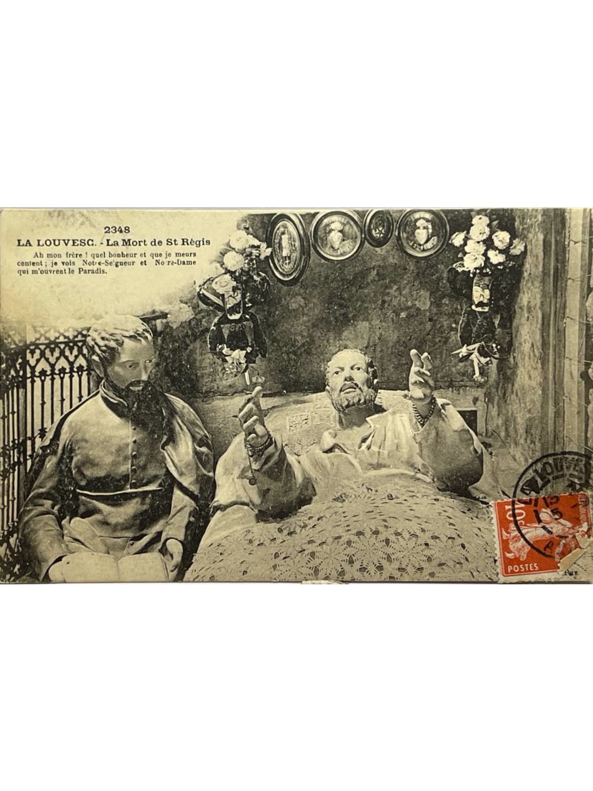 Recto de la carte postale