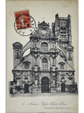 Recto de la carte postale