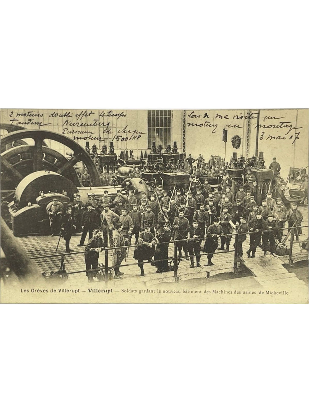 Recto de la carte postale