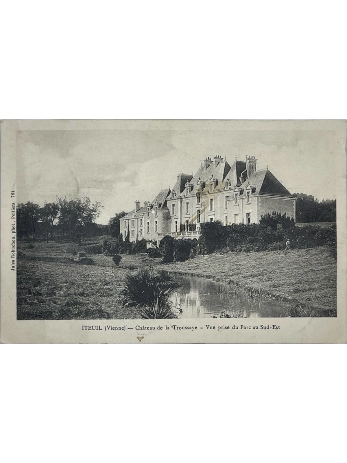 Recto de la carte postale