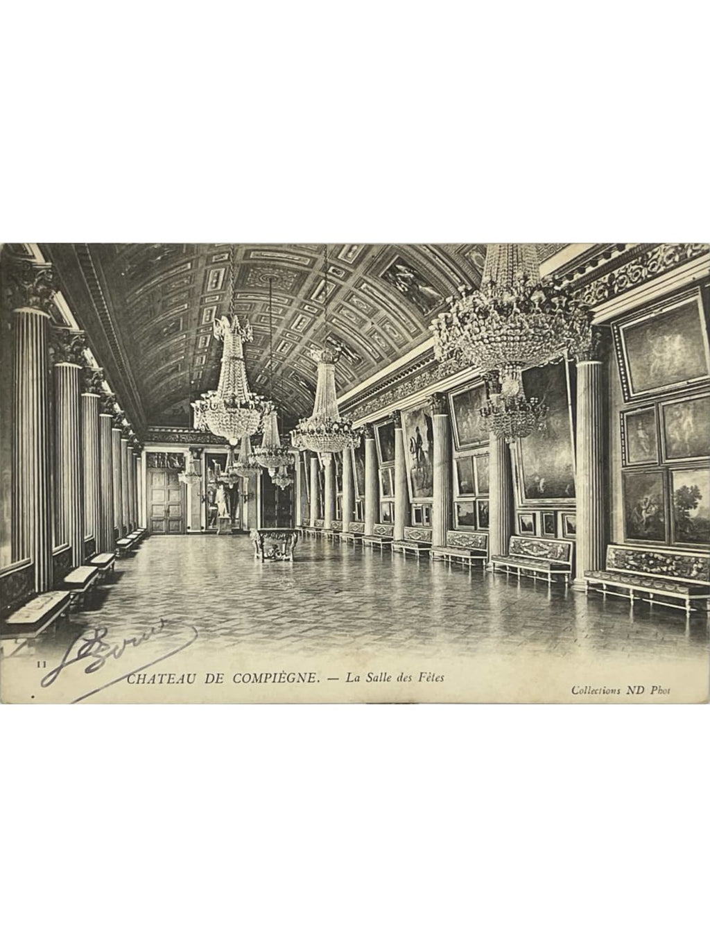 Recto de la carte postale