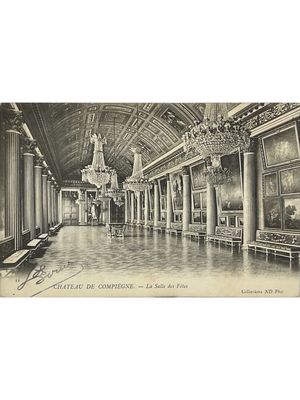 Recto de la carte postale
