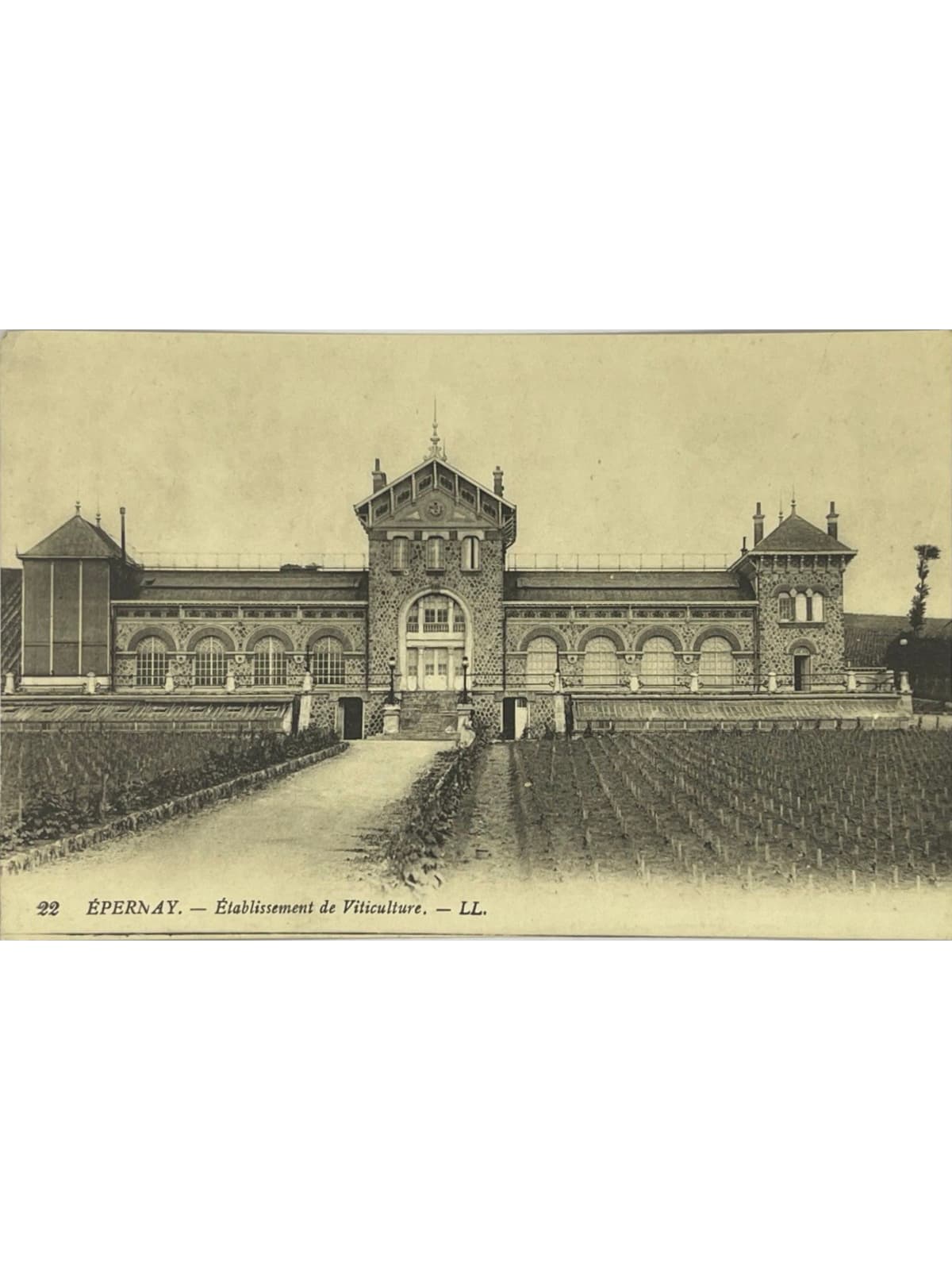 Recto de la carte postale