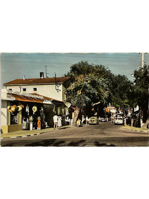 Hyères – La Capte, rue des Marchands et commerces – CPSM années 1960