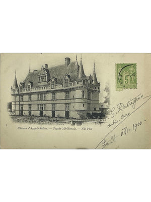Azay-le-Rideau – Château, façade méridionale – N.D. Phot. – CPA 1900
