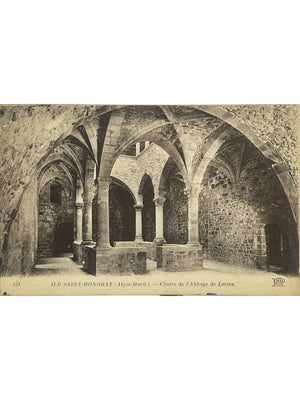 Cannes – Île Saint-Honorat, cloître de l'abbaye de Lérins – CPA n°151