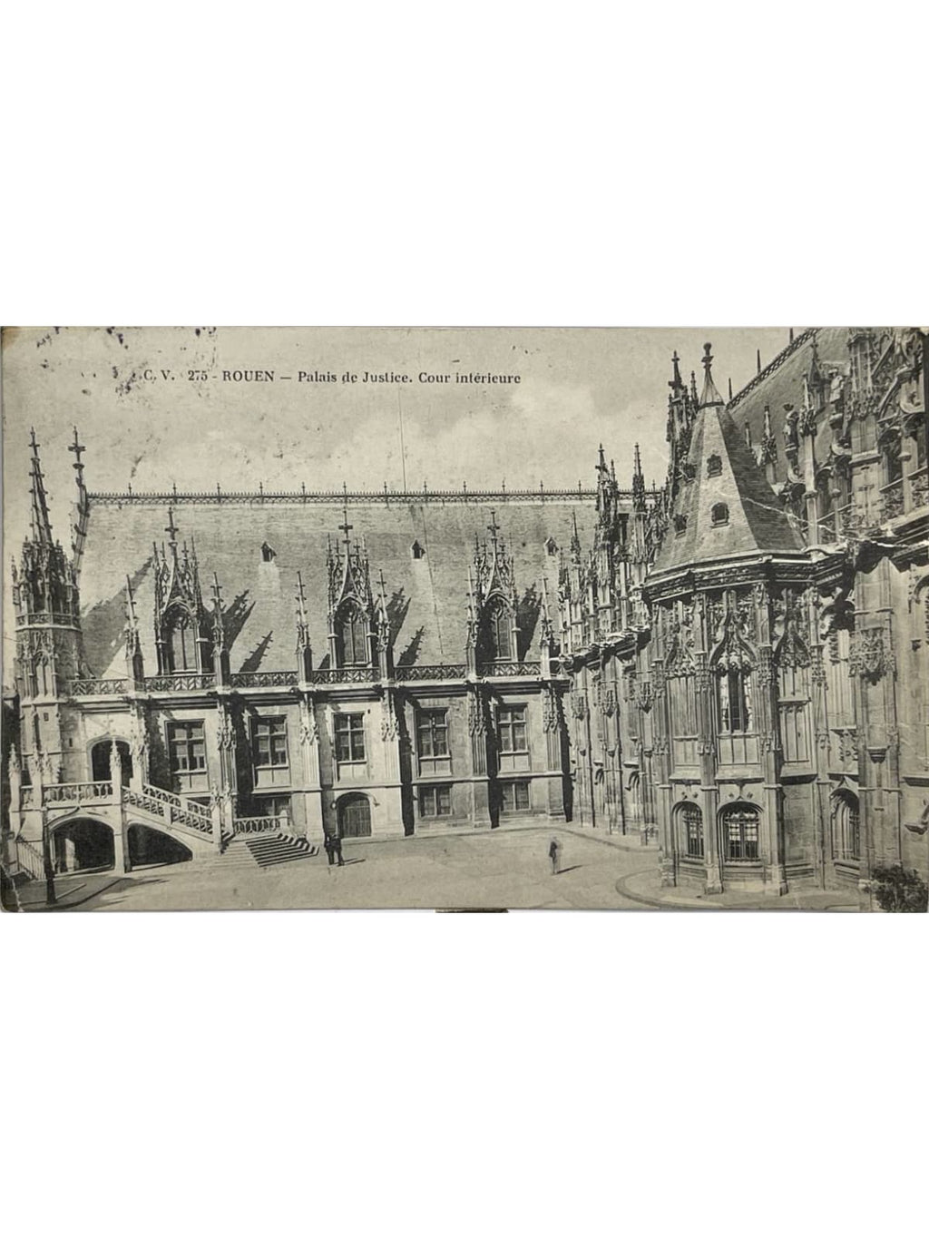 Recto de la carte postale