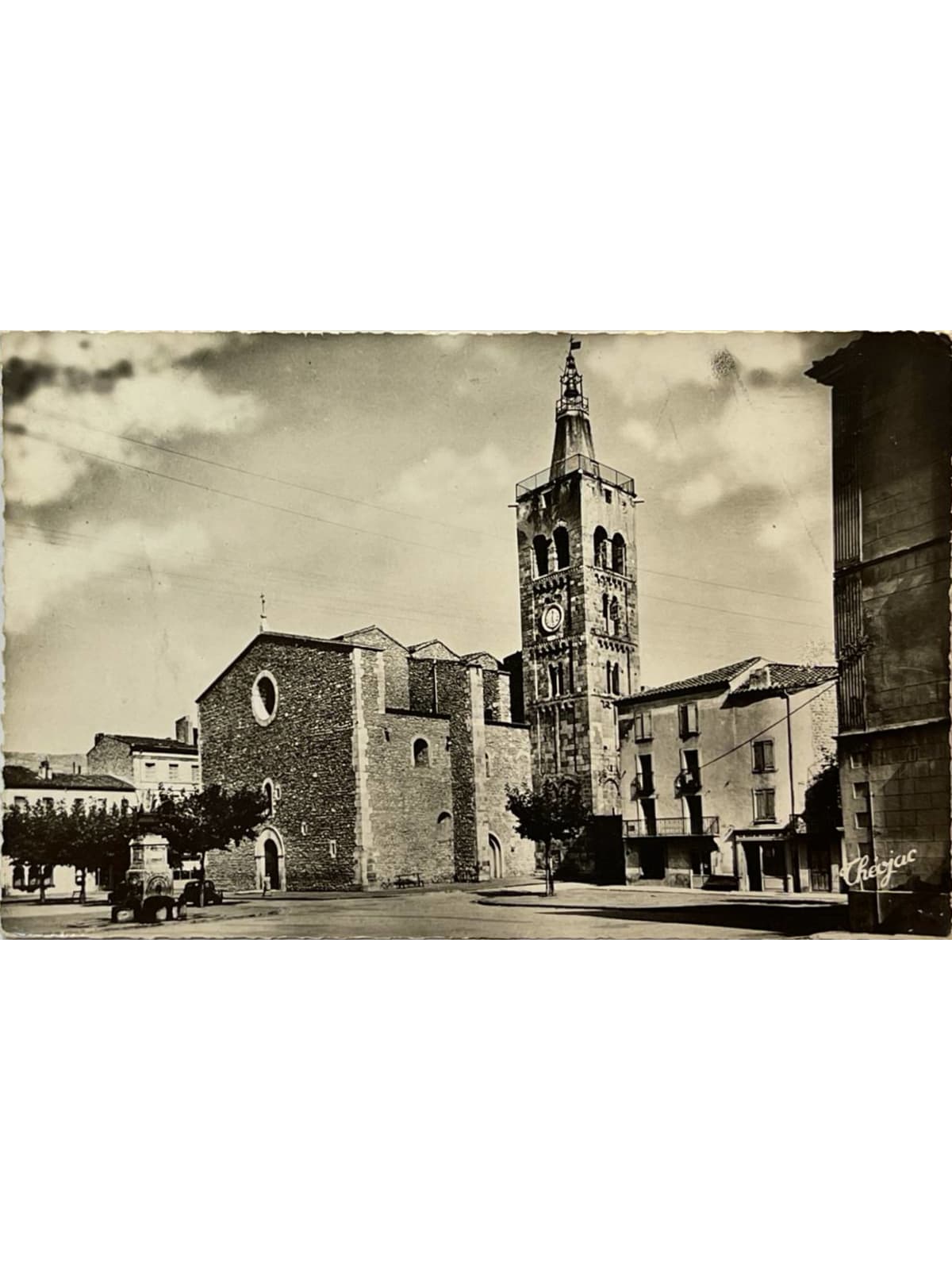 Recto de la carte postale