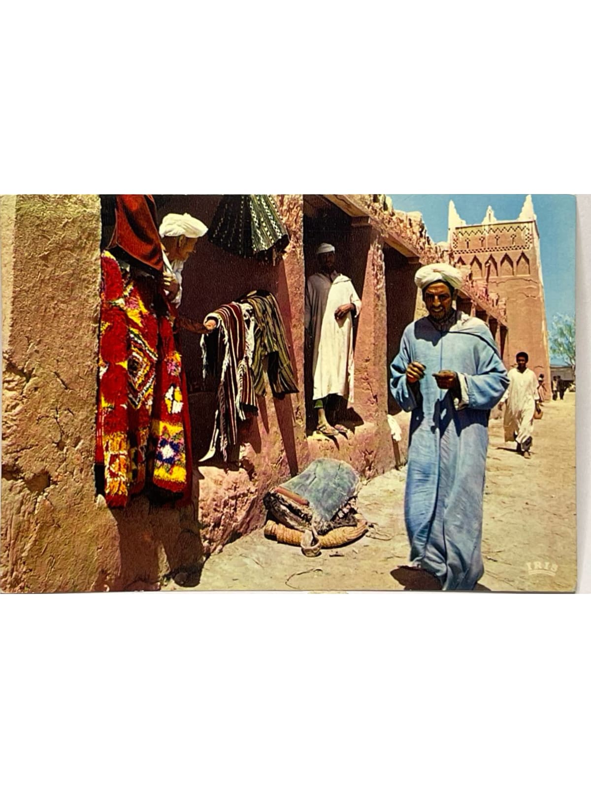 Recto de la carte postale