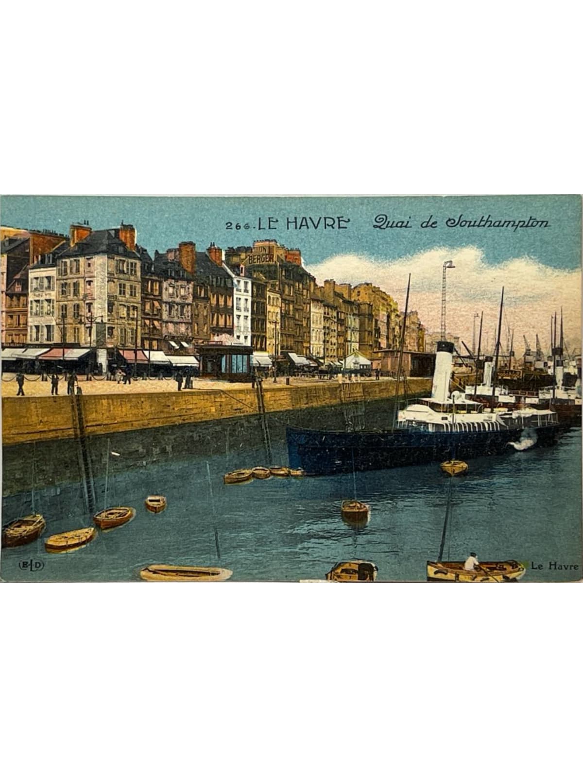 Recto de la carte postale