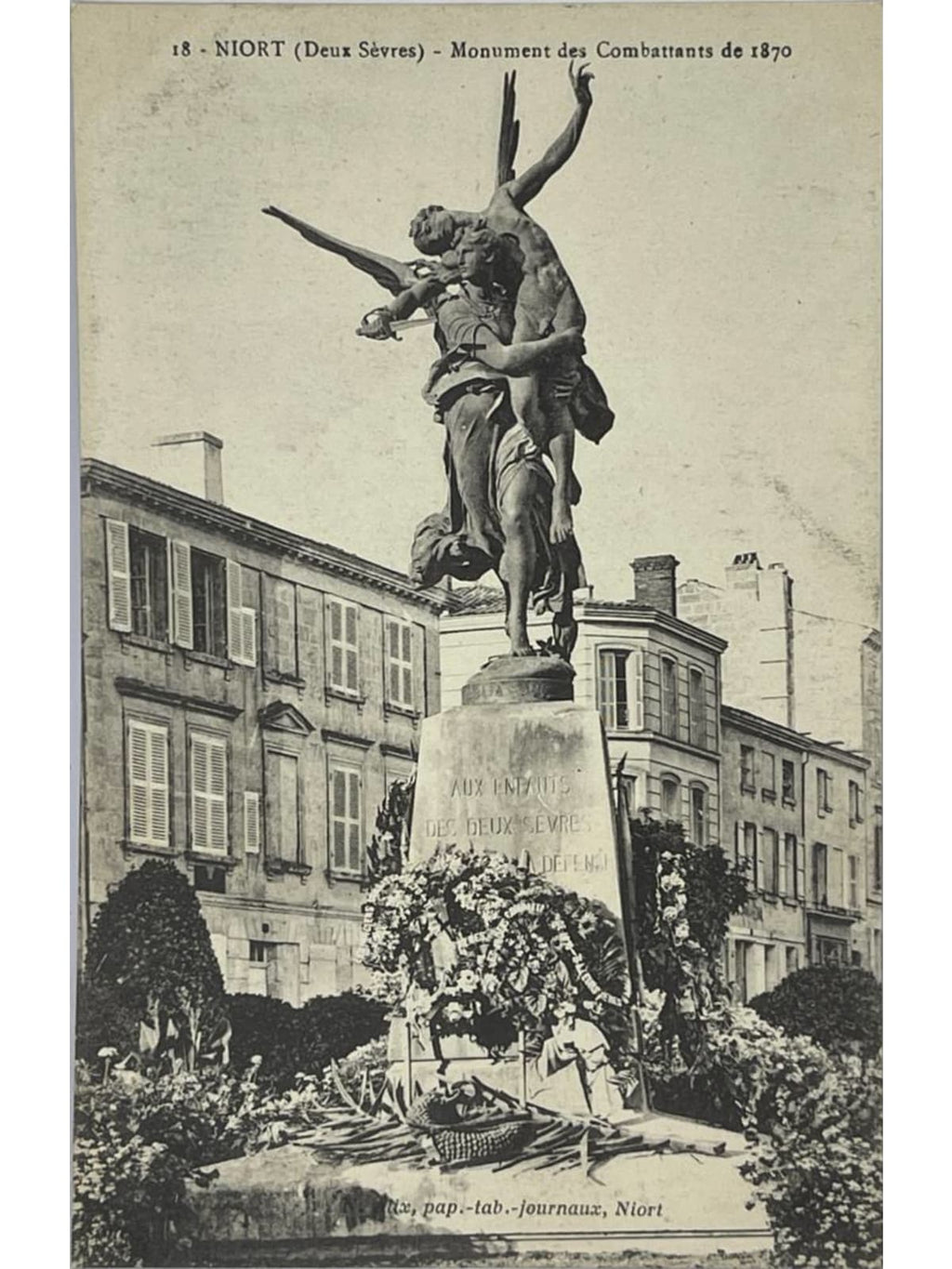 Recto de la carte postale