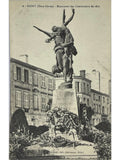 Recto de la carte postale