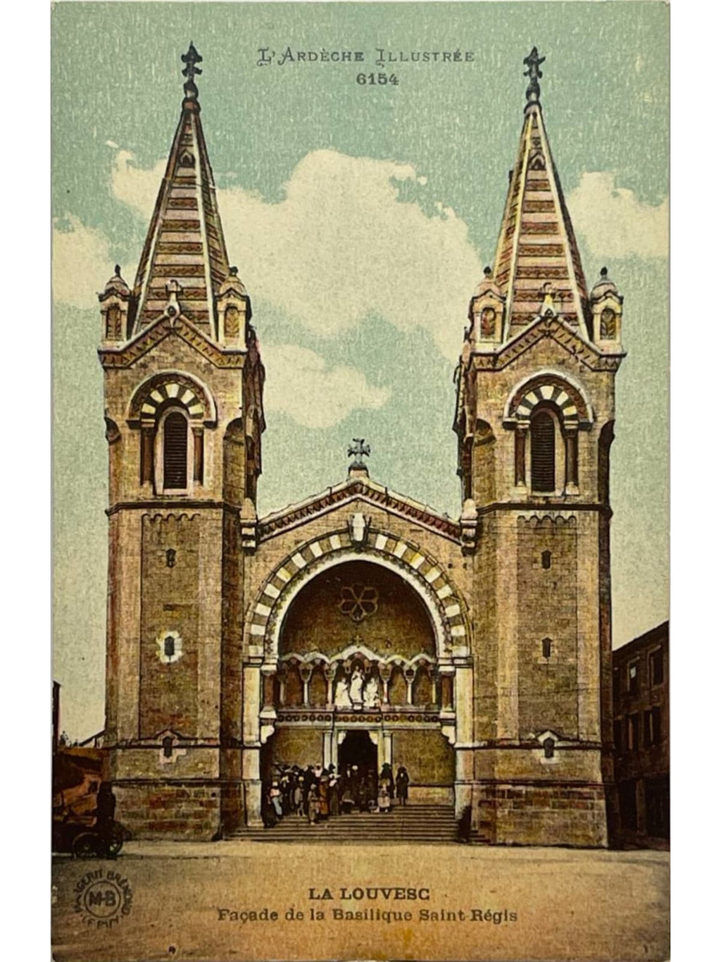 Recto de la carte postale