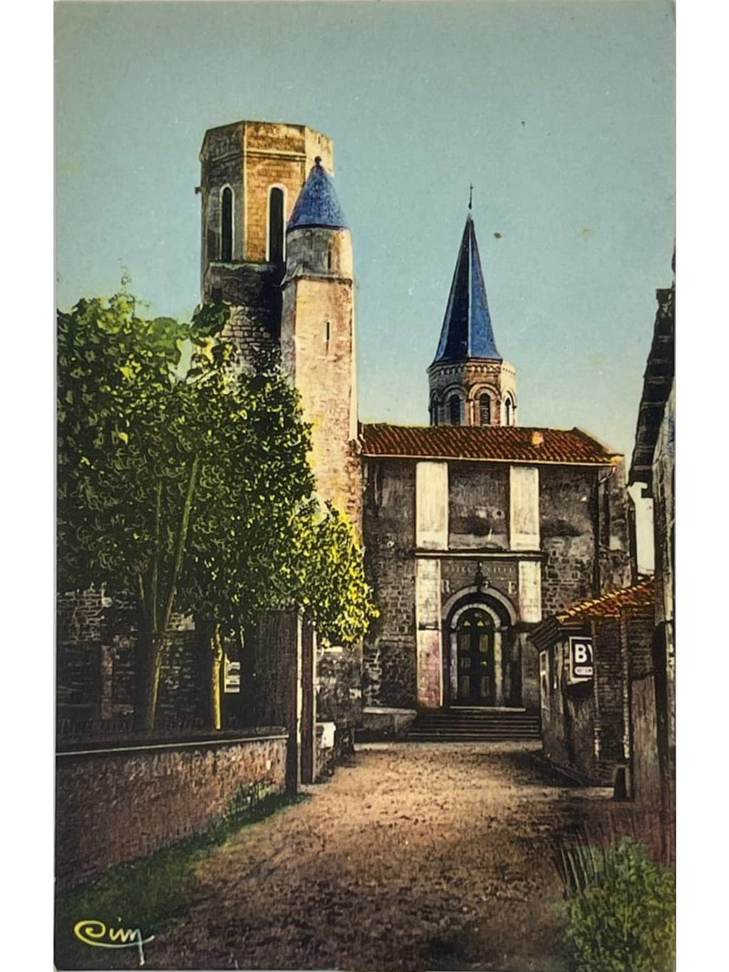 Recto de la carte postale