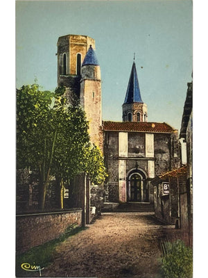 Cadalen (Tarn) – Ancienne église – CPSM colorisée