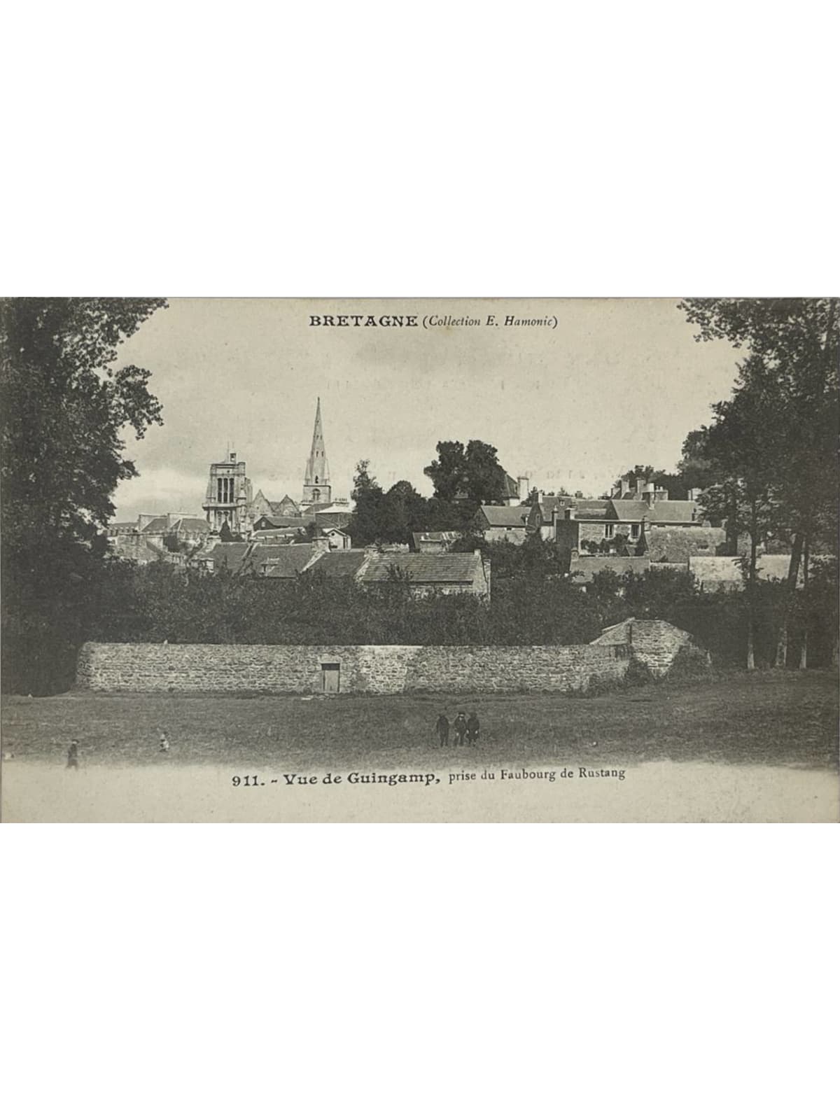 Recto de la carte postale